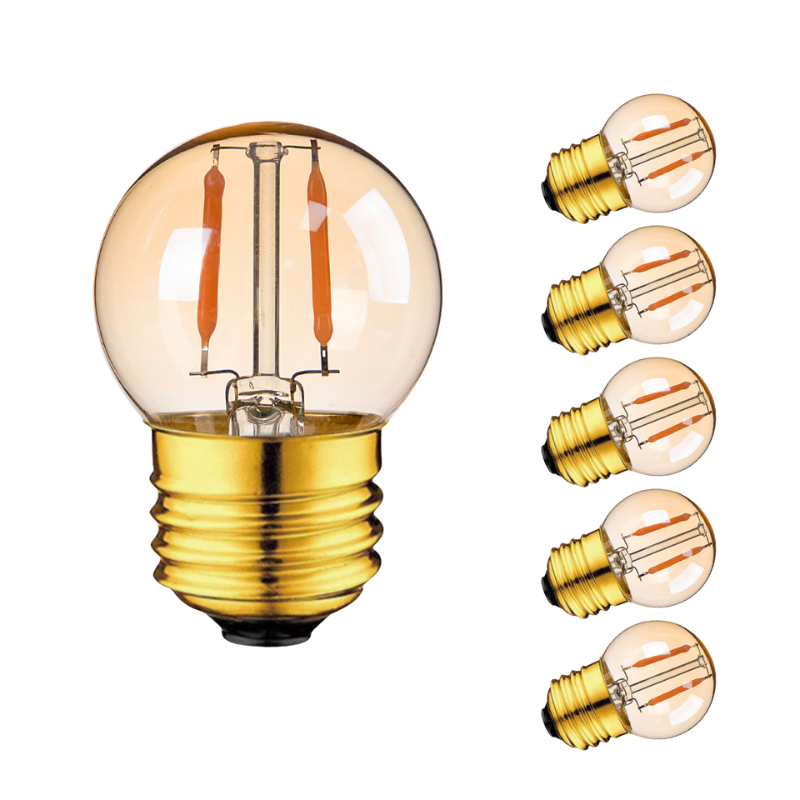 Ampoules de Rechange LED G40 Lot de 6 pièces