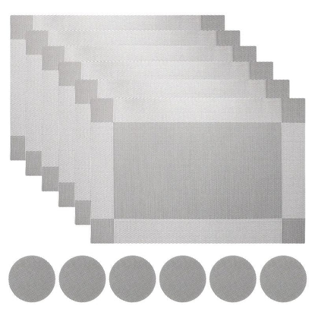 Set De Table Vinyle Chic Lot de 6 Pièces