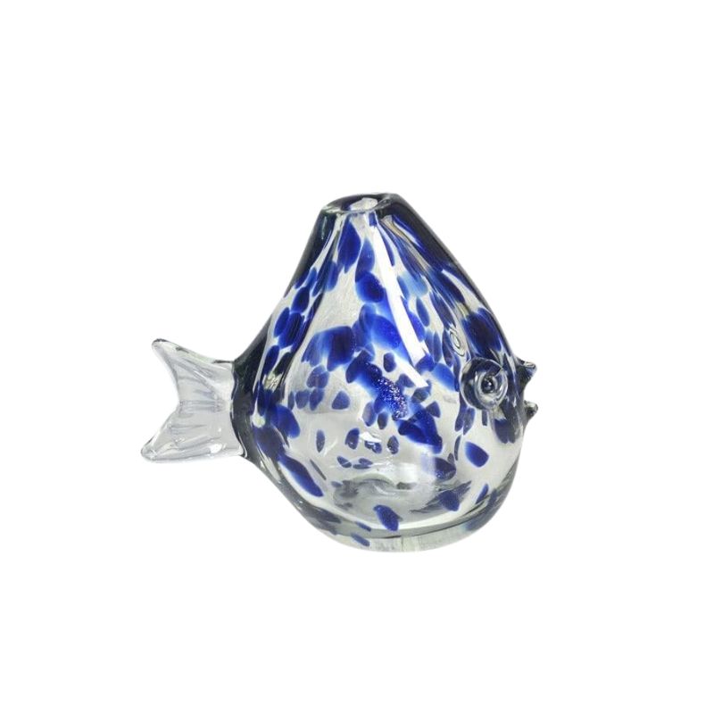 Vase Murrano Poisson en Verre