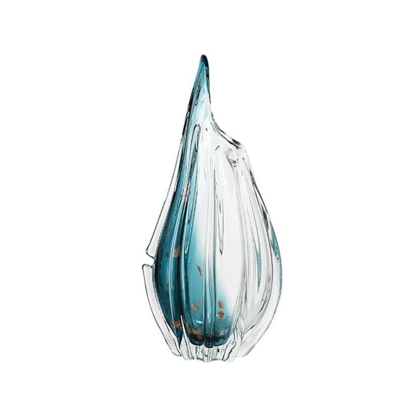 Vase Murrano Bleu en Verre