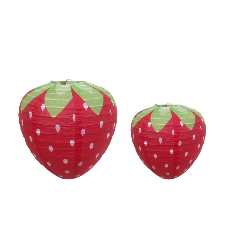 Lanternes Décoratives en Forme de Fraise
