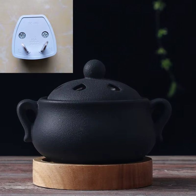 Diffuseur D’Huiles Essentielles Design En Céramique Chauffante Réutilisable