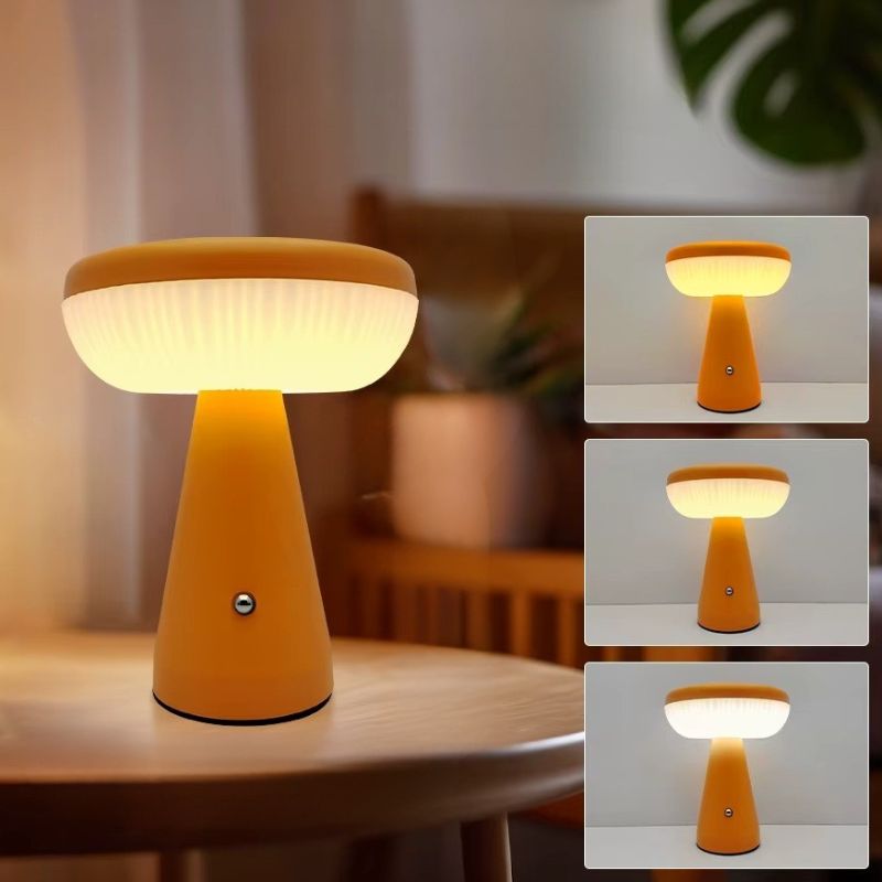 Lampe Champignon Année 70 Style Bauhaus Contemporain