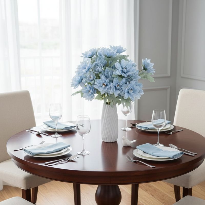 Bouquet Floral Chic de Pivoines Bleues