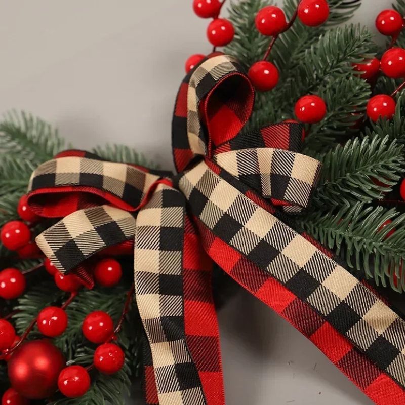 Décorations de Noël Guirlande de Baies Rouges