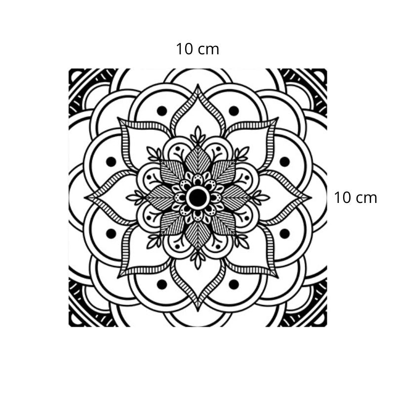Panneau Mural Salle De Bain Design Mandala