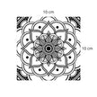 Panneau Mural Salle De Bain Design Mandala