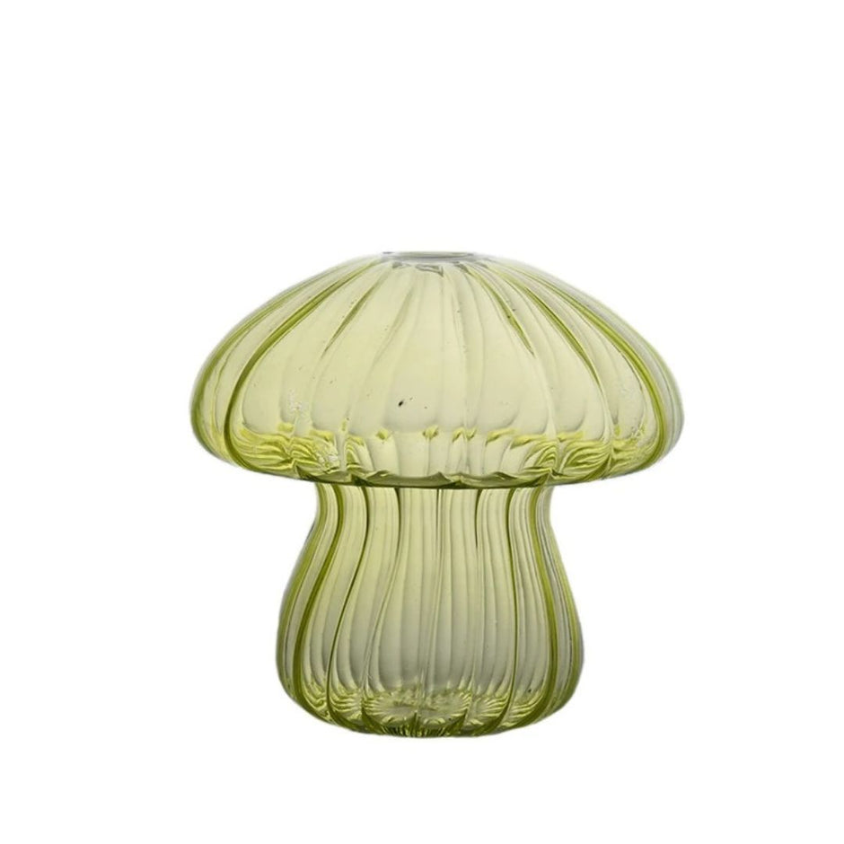 Vase en Verre en Forme de Champignon