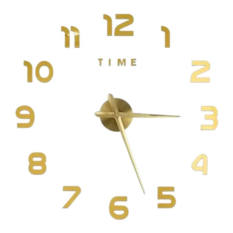 Grande Horloge Murale Moderne Style Luxe