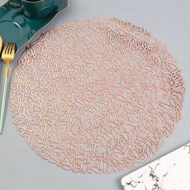 Set De Table Vinyle Motif Feuille Chic Et Raffiné