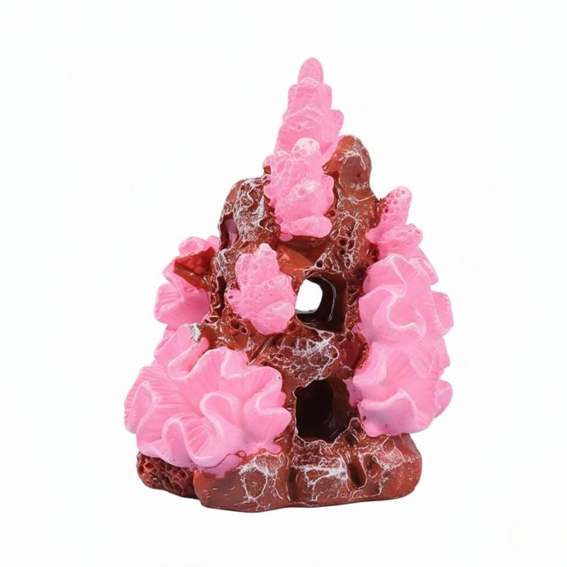 Décoration Terrarium En Corail Rose Artificiel