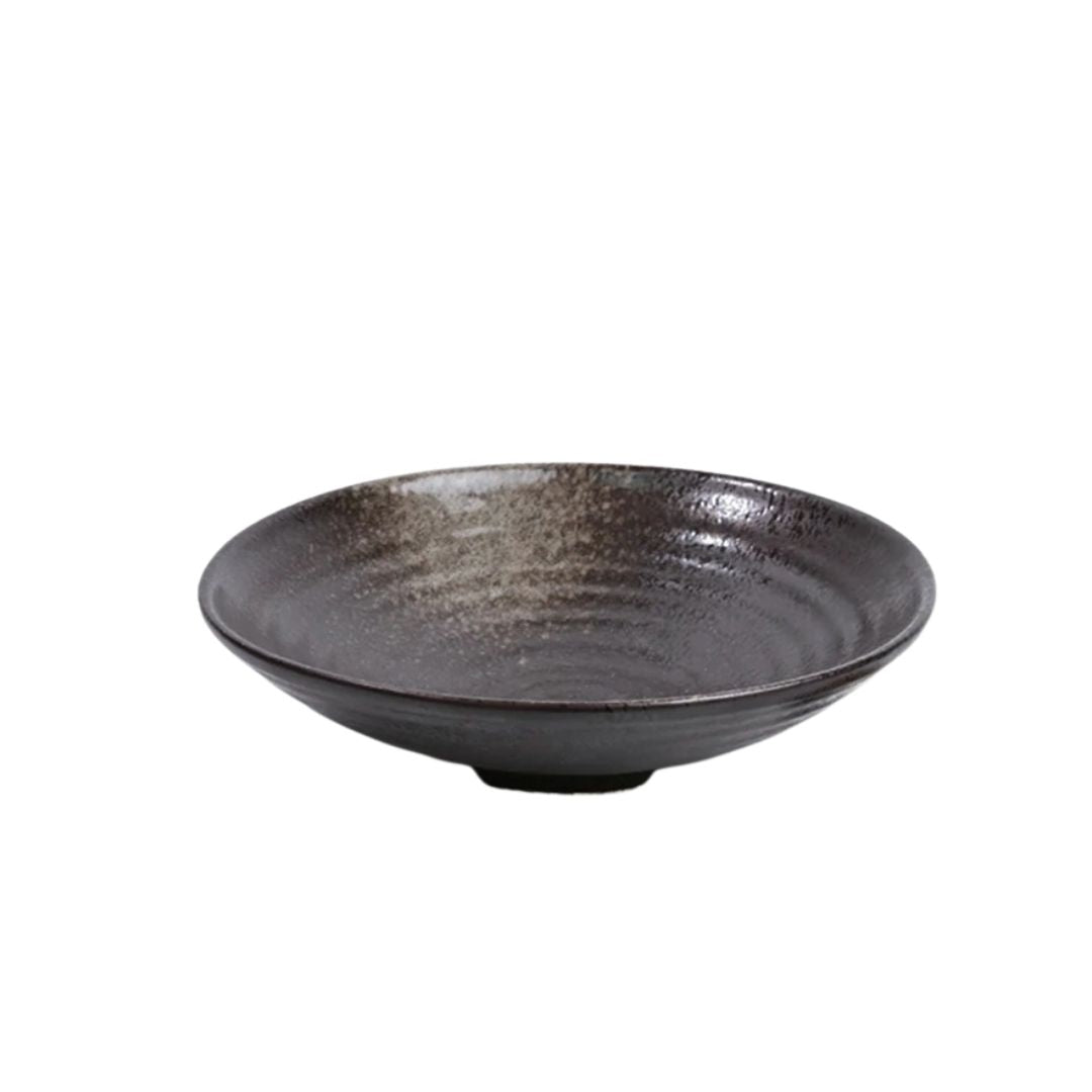 Vase Japonais à Grenouille Noir Style Ikebana