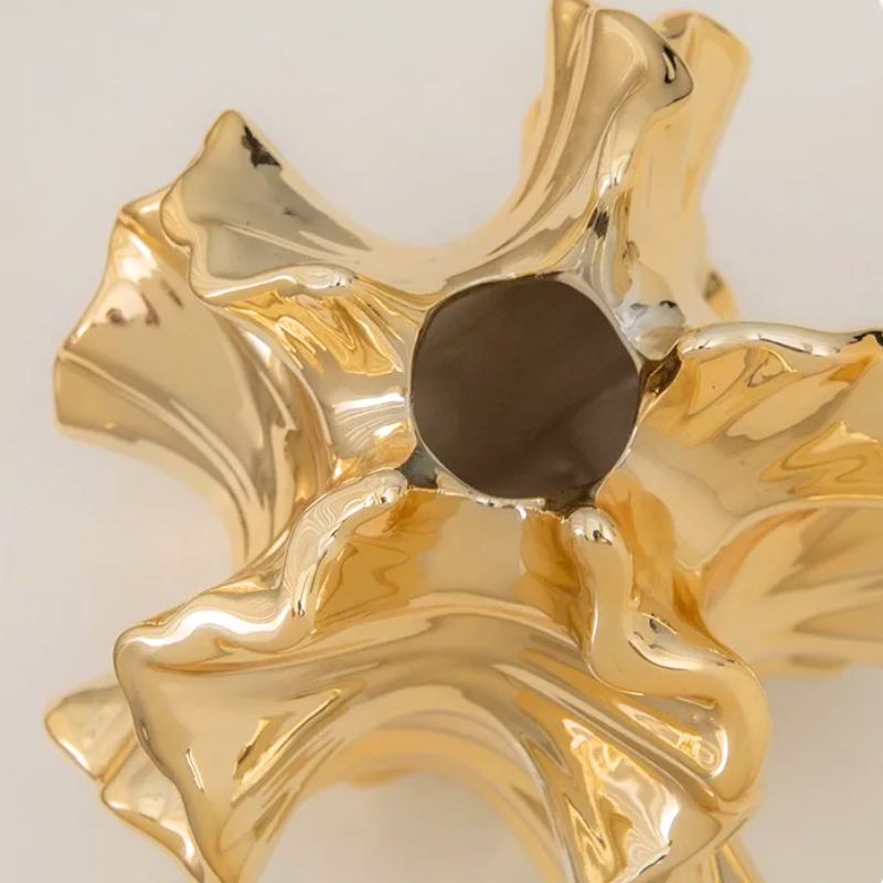Vase Doré Luxueux