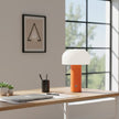 Lampe Champignon Orange Rechargeable Avec Interrupteur Tactile