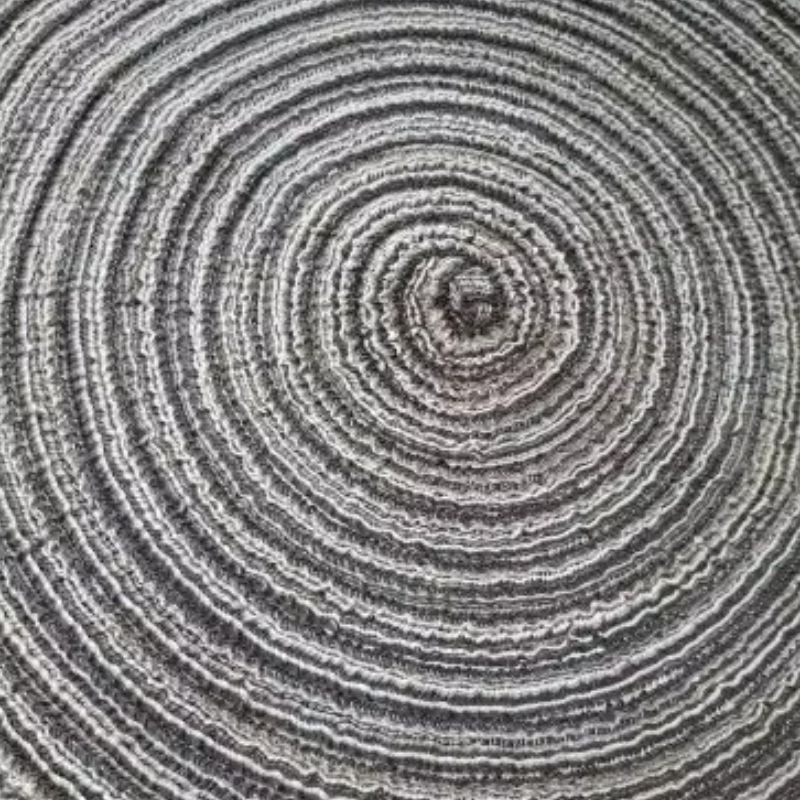 Set De Table Rond En Lin Antidérapant