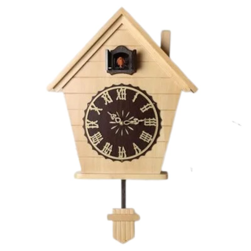 Horloge Coucou Traditionnelle en Bois Massif