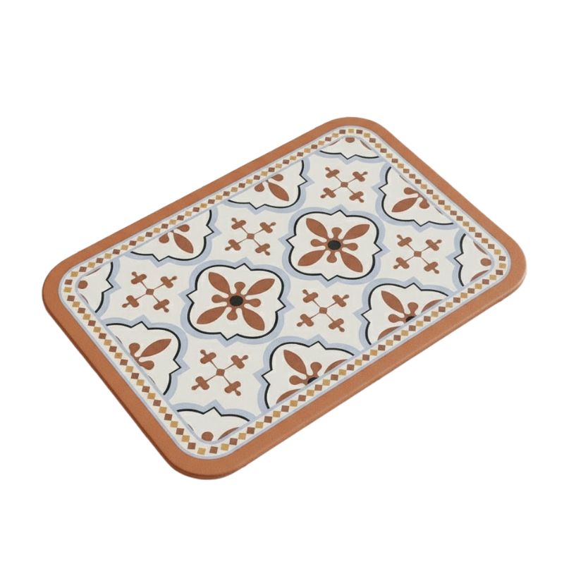 Set De Table Cuir Design Vintage Étanche Et Durable