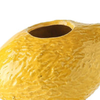 Vase Citron en Céramique pour Fleurs