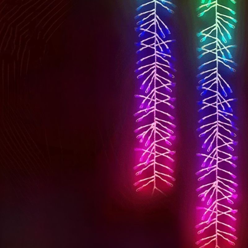 Guirlandes Pour Arbres De Noël Connectées Avec Effet Dégradé