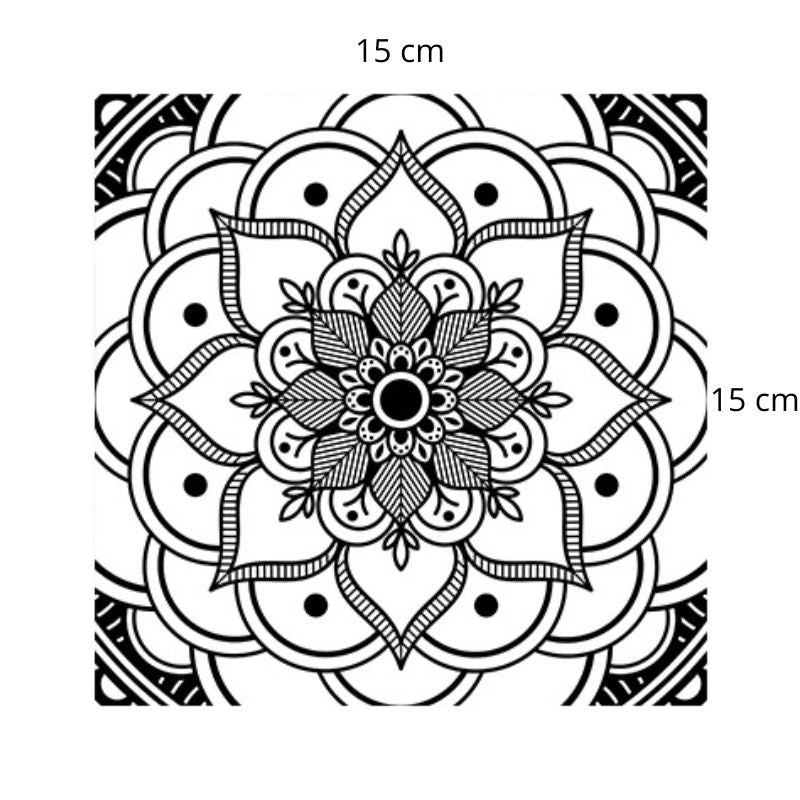 Panneau Mural Salle De Bain Design Mandala