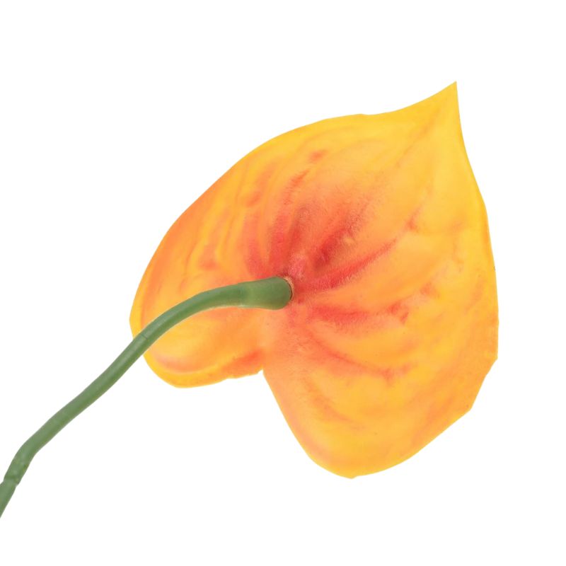 Fleur Artificielle Orange En Calla Élancé