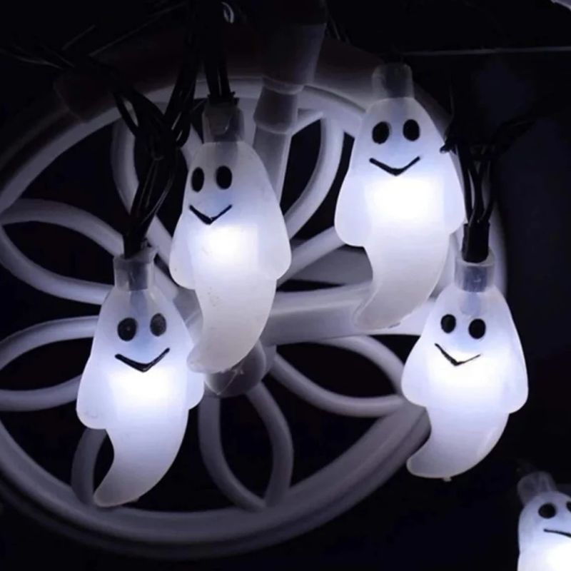 Guirlandes Solaires Fantômes Lumineux LED