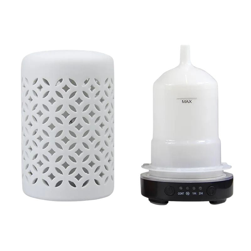 Diffuseur D’Huiles Essentielles Design En Céramique Lumineux Relaxant