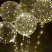 Éclairages de Salle Ballons LED Transparents Lot de 5