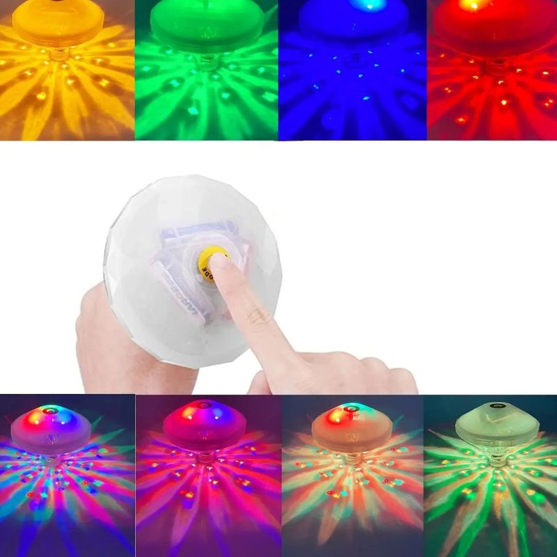 Éclairage de Piscine LED Étanche Flottante Effet Disco