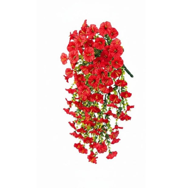 Guirlande De Fleurs Artificielles En Suspension Avec Fleurs Denses