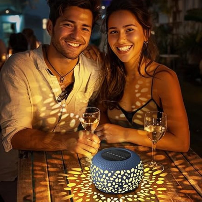 Lanternes Solaires Métal Elliptique LED