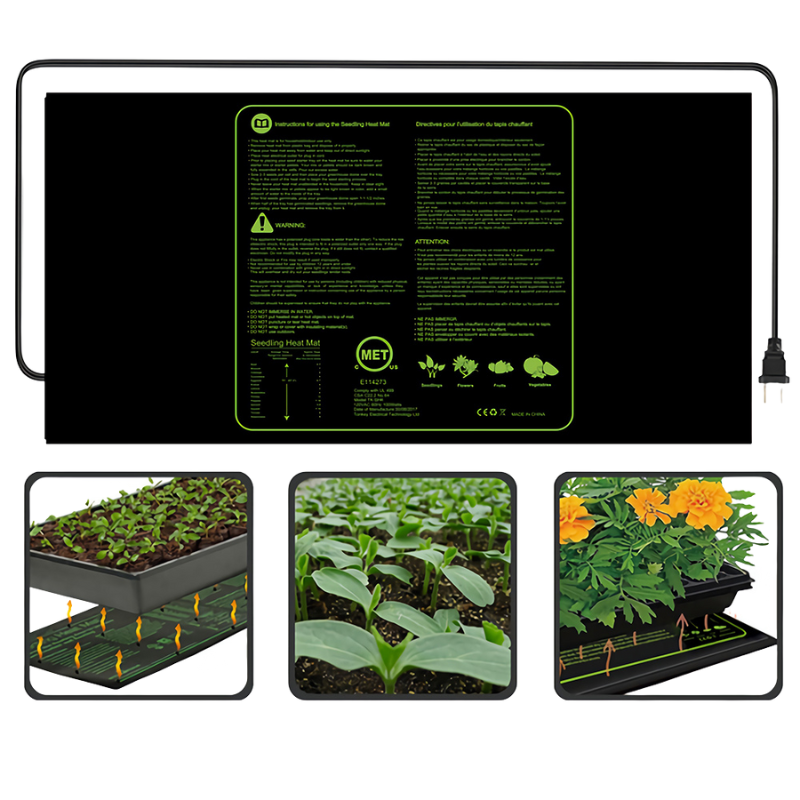 Tapis Chauffant Terrarium Avec Régulateur De Température Pour Semis