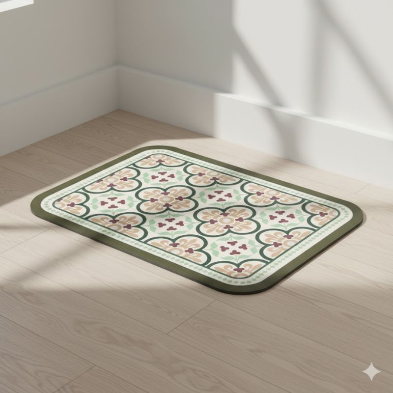 Set De Table Cuir Imperméable Motifs Vintage Américains