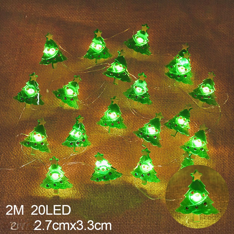 Guirlandes de Noël Lumineuse Sapins Verts Festifs
