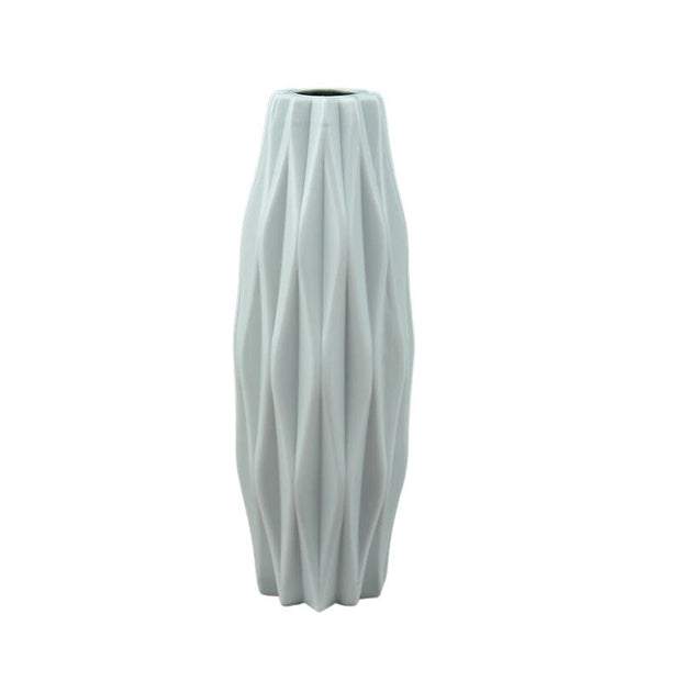Vase en Céramique Motif Diamant