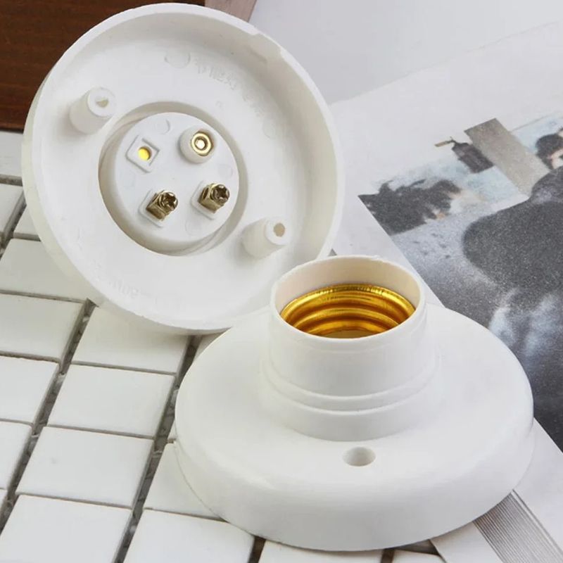 Fixation Murale Et Plafond Pour Douille E27 Universelle