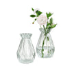 Vase en Cristal Taillé en Design Rétro pour Fleurs