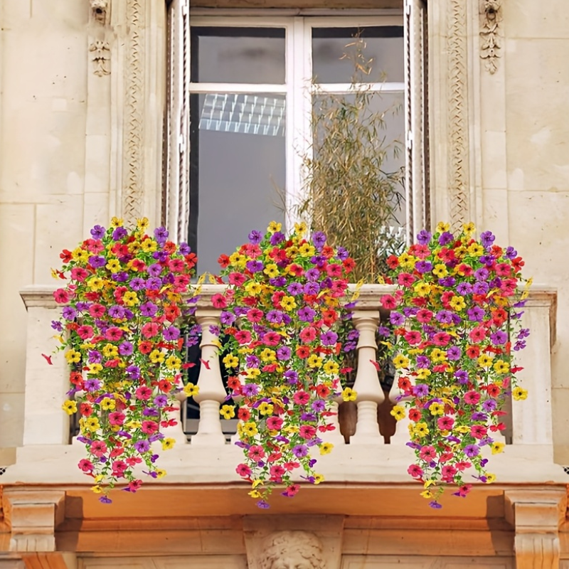 Guirlande De Fleurs Artificielles En Suspension