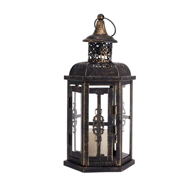 Lanternes Décoratives Métal et Verre Style Vintage