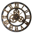 Horloge Ancienne Murale à Chiffres Romains et Engrenages