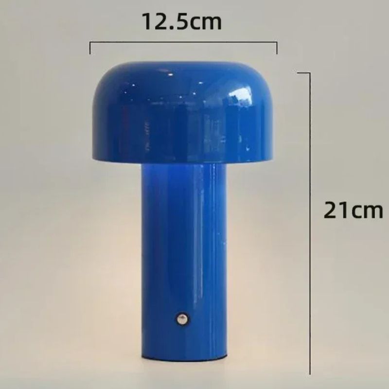 Lampe Champignon Bleue Contemporaine