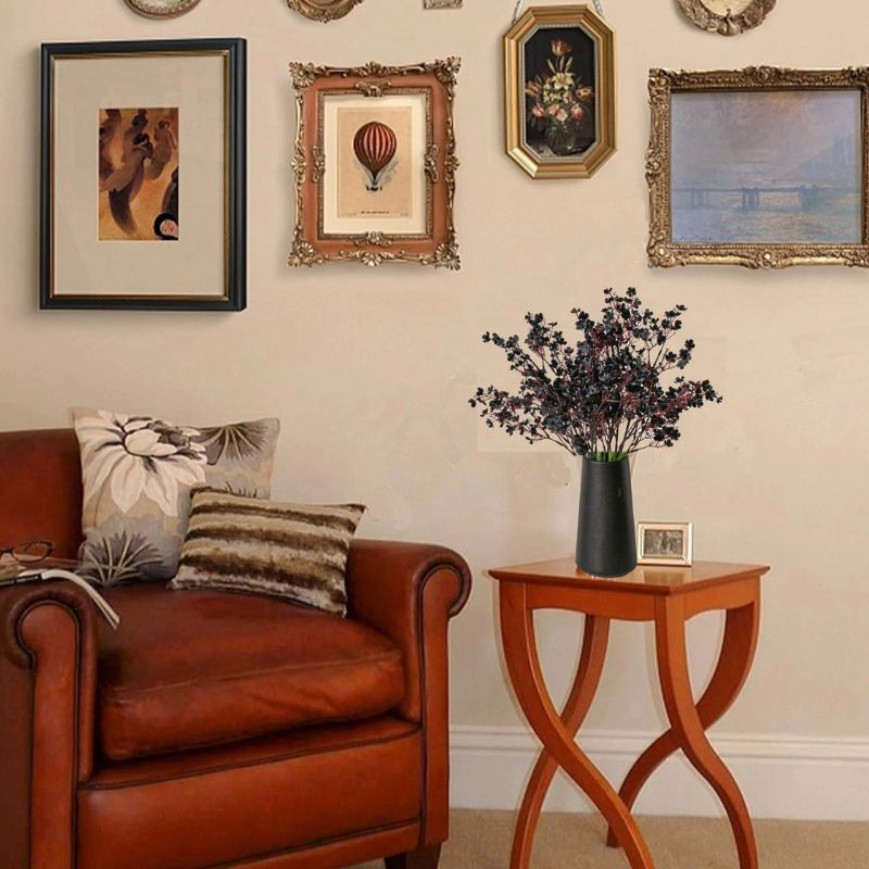 Fleur Artificielle Noir Avec Branchage Dense