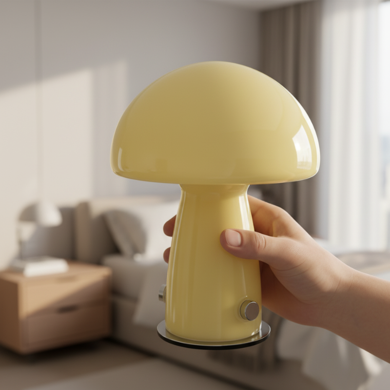 Lampe Champignon Année 70 Pour Ambiance Rétro Chic