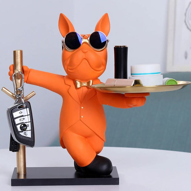 Sculpture Moderne Chien Décoratif Contemporain