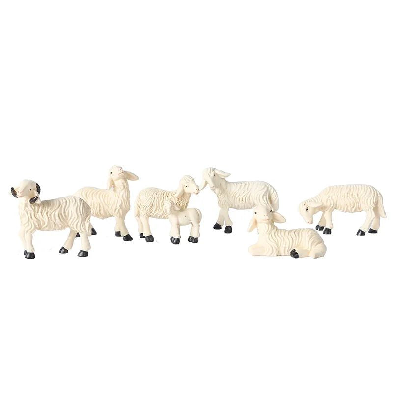 Décoration de Noël Figurines de Moutons Miniatures
