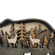 Sculpture En Bois Ours En Relief Artistique