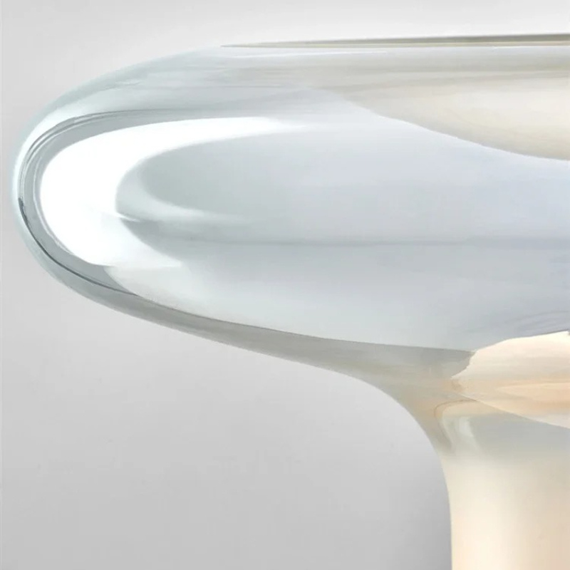 Lampe Champignon En Verre Design Nordique LED