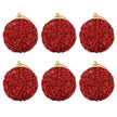 Décorations de Noël Boules Pailletées 6 cm