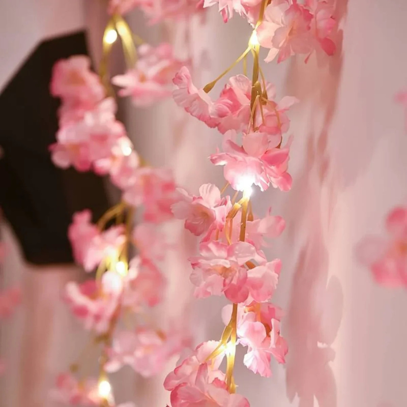 Guirlandes d’Intérieur LED Fleurs de Cerisier