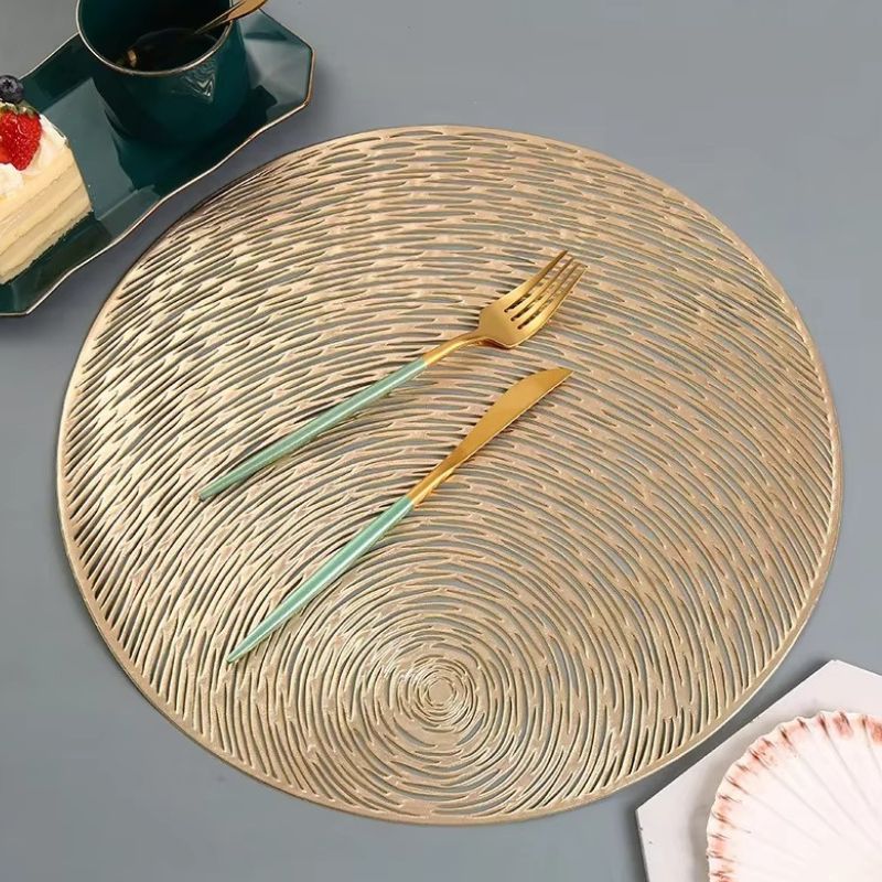 Set De Table Vinyle Rond Chic Et Résistant